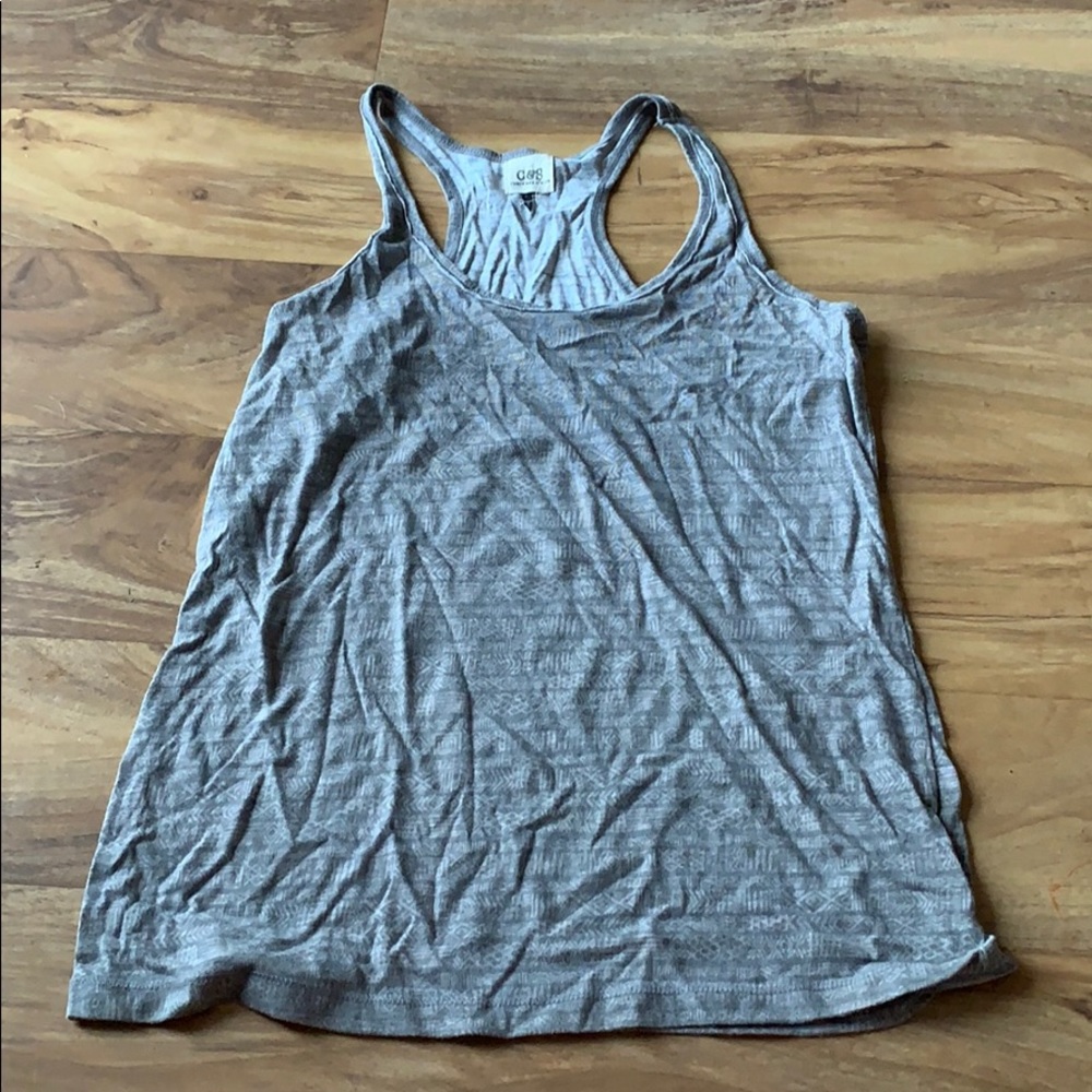 Check and Stripe tank top size Large